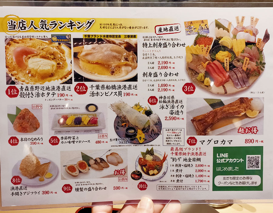 「四ツ谷 魚一商店 三栄通り店」で「天然地魚 魚一丼(1,100円)」のランチ