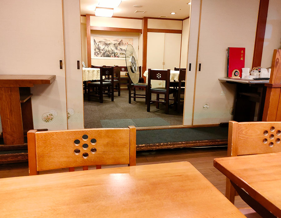 「中華料理 東京閣 」で「エビチリソース(850円)」のランチ